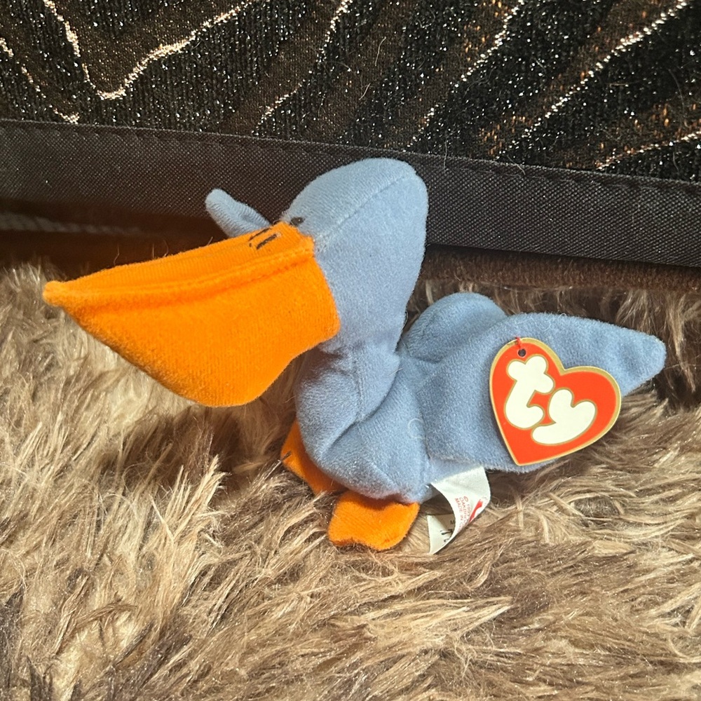 Ty Teenie Beanie Babies Scoop the Pelican Great Condition 1993